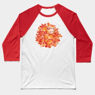 Flowerball cat bride Baseball T-Shirt